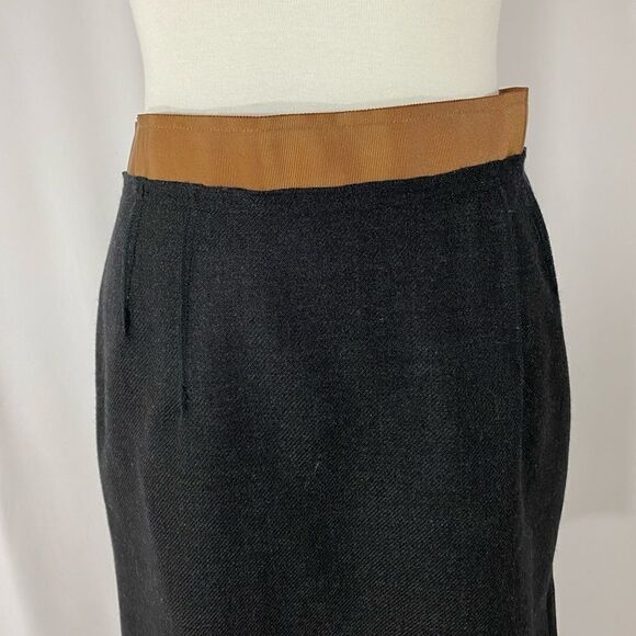 NWT Loft Black Wool Skirt - Picture 2 of 7